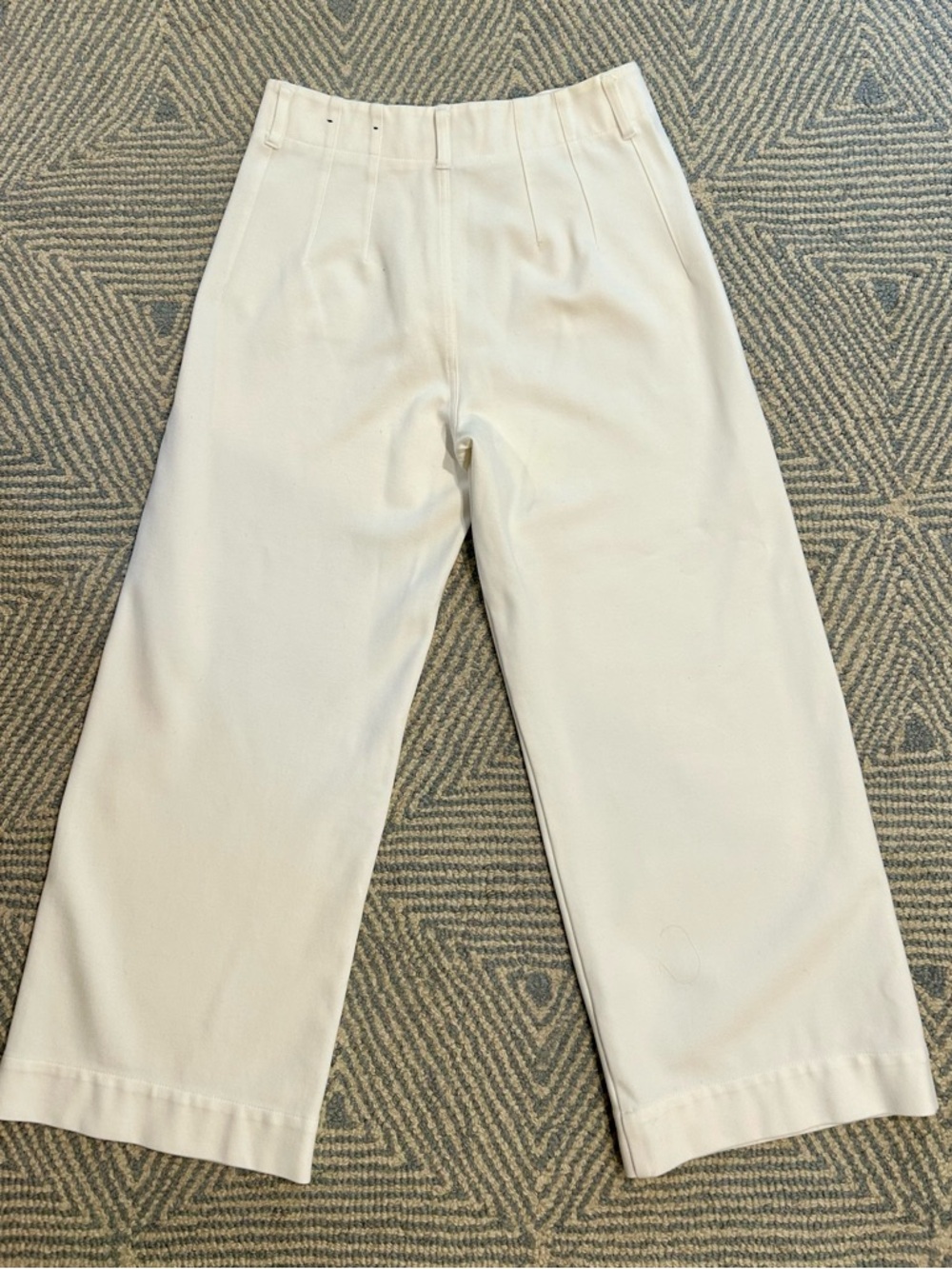 Jones New York White Straight-Leg Pants - Picture 3 of 4